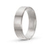 Men's Beveled White Gold Ring