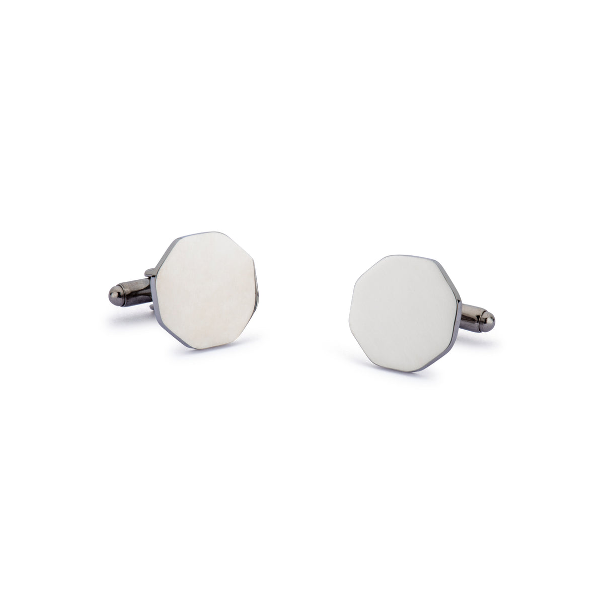 Polygon Engravable Cufflinks