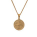 Gold Compass Pendant Necklace