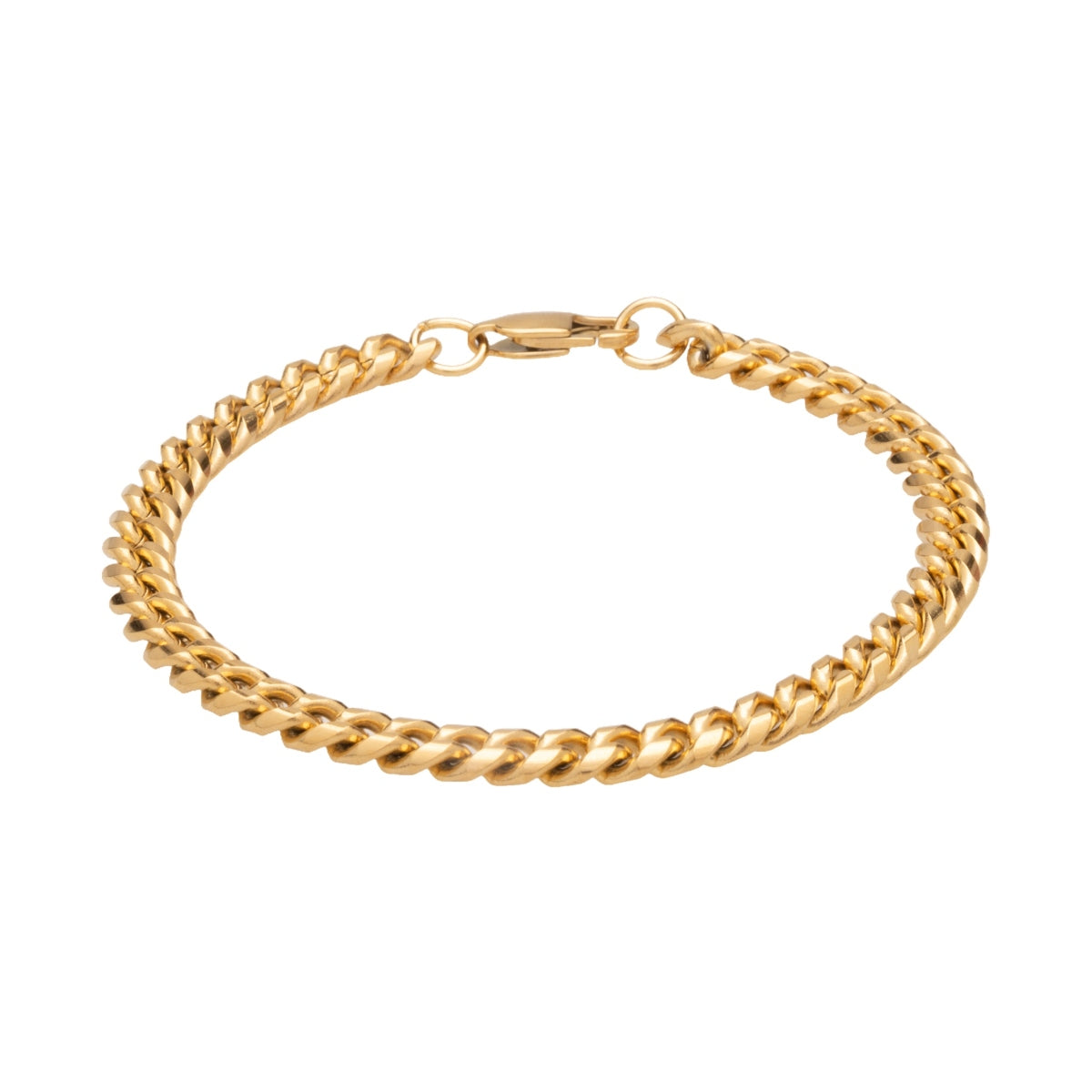 Gold Cuban Chain Bracelet