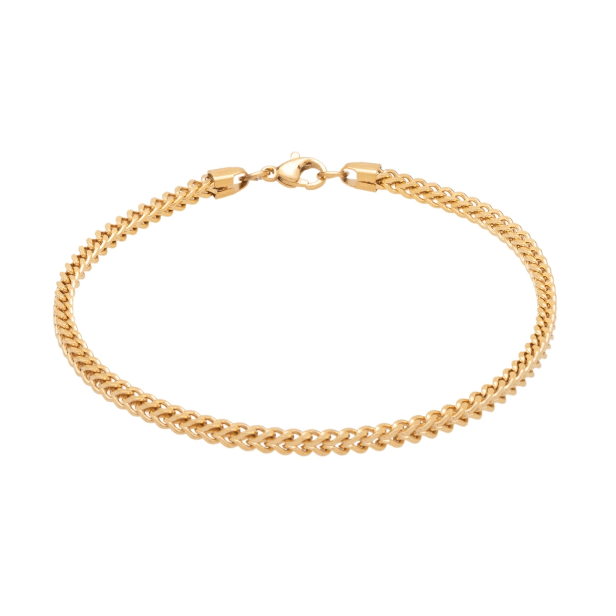 Gold Franco Chain Bracelet
