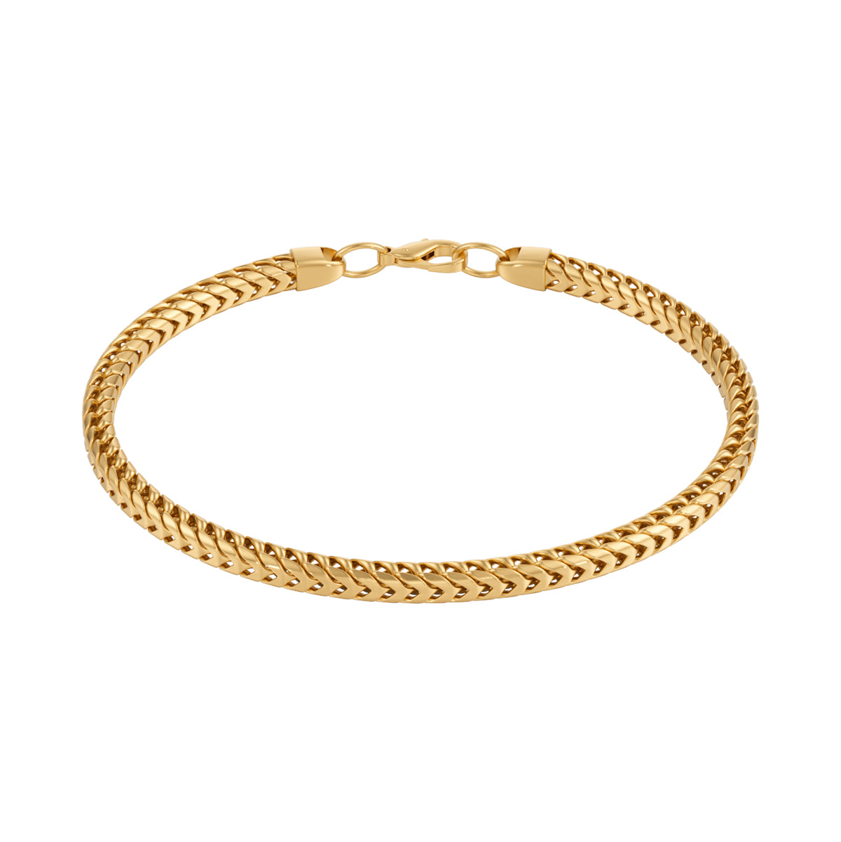 Gold Franco Chain Bracelet