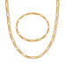 Gold Figaro Chain Set