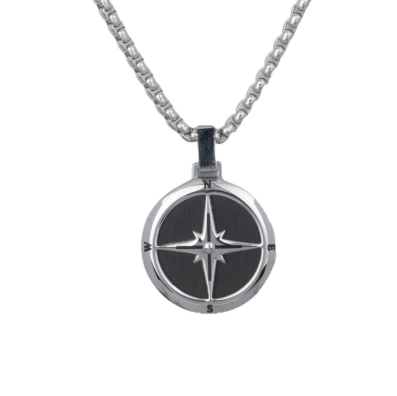 North Star Compass Pendant Necklace
