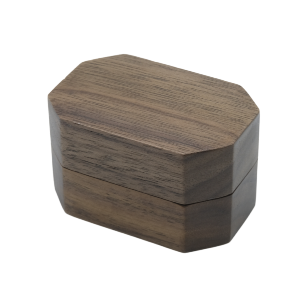Octagonal Wood Ring Box