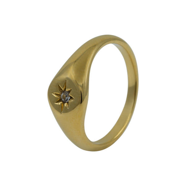 Women's Star Signet Ring - ETRNL