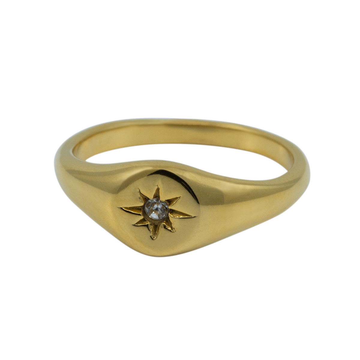 Women's Star Signet Ring