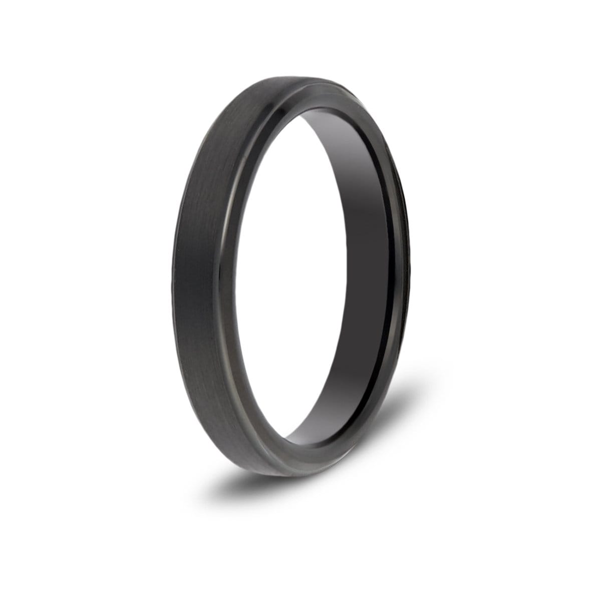 GUNMETAL Tungsten Ring Black Wedding Band Ring Tungsten Carbide 6mm 8m –  Bellyssa Jewelry