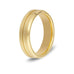 Men’s Gold Groove Tungsten Ring