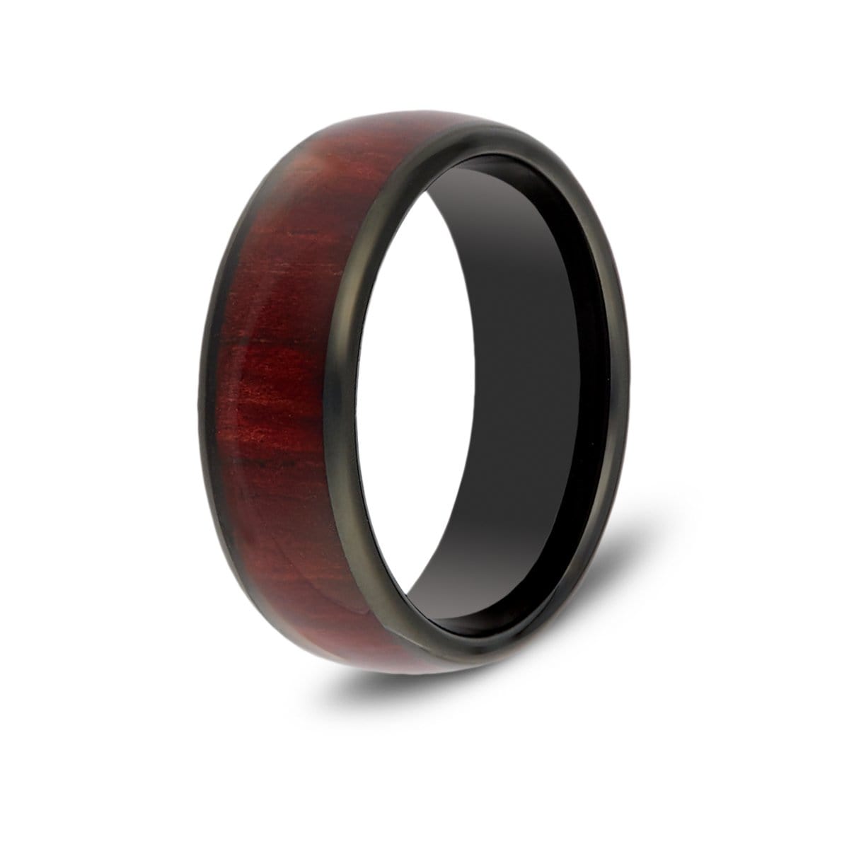 Men&#39;s Polished Wood Ring