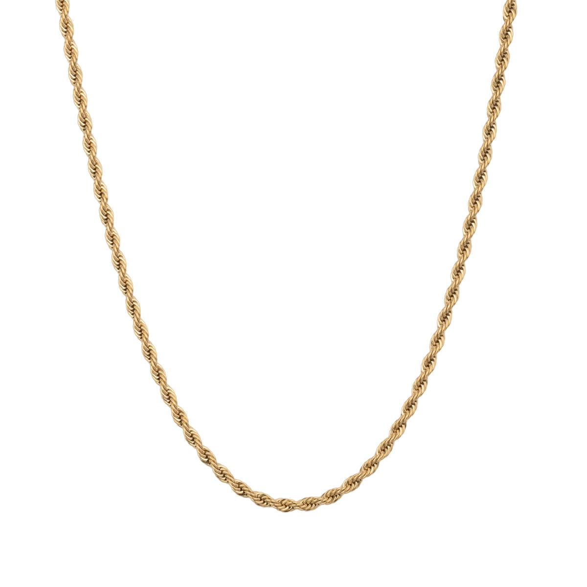 Gold Rope Chain Necklace (5mm)