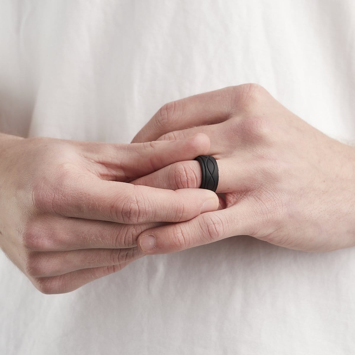 Men's Infinity Silicone Ring