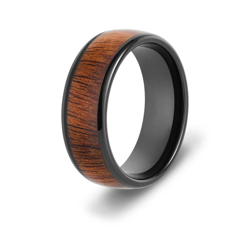 Wood and deals metal wedding rings