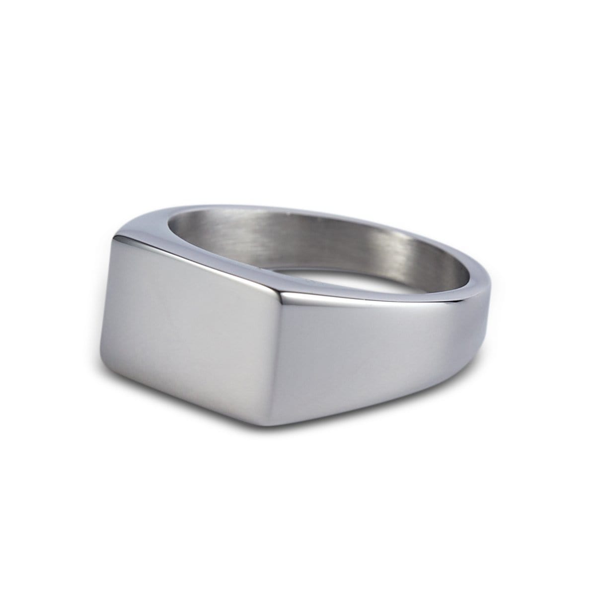 Silver Signet Ring Men - Mens Silver Signet Rings