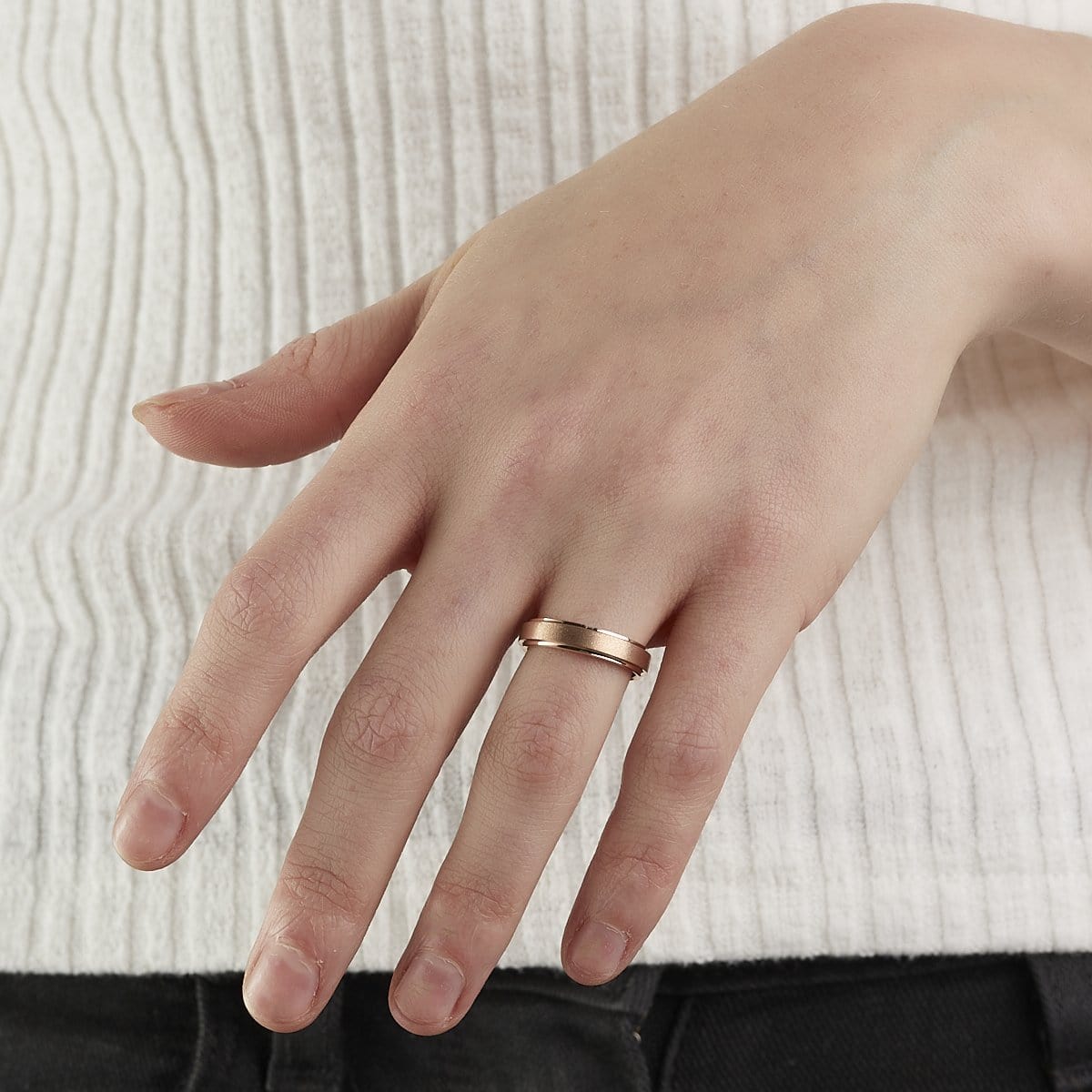 Women’s Sandblasted Tungsten Ring