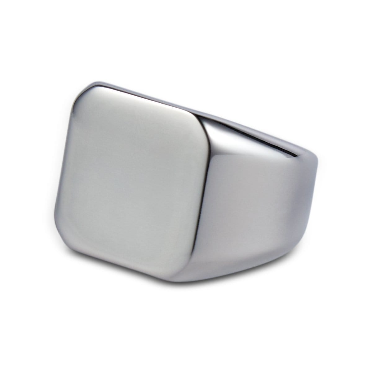 Men’s Silver Square Signet Ring