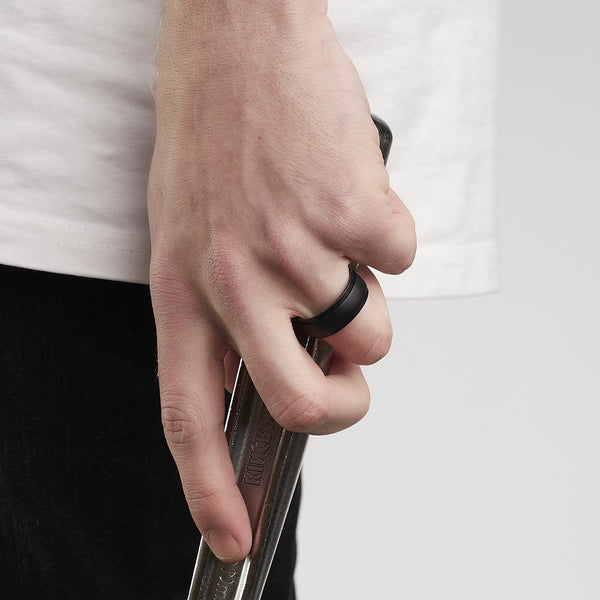 Men’s Stepped Edge Silicone Ring Bundle - ETRNL
