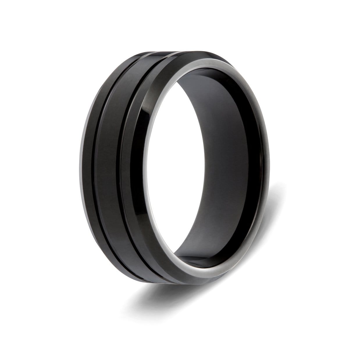 Men’s 2-Line Tungsten Ring